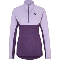 Ziener Damen JAPRA Skipullover Skirolli Funktions-Shirt | warm elastisch PFC frei, sweet lilac. dark violet, 46