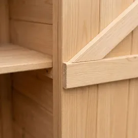 MuCoLa Geräteschrank 0,49 x 0,79 x 1,9 m natur