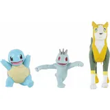 Proxy Pokemon - Battle Figure Set 3 pack – Squirtle, Machop - Boltund (PKW0180)