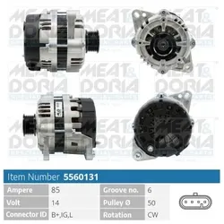 MEAT & DORIA Generator 14V 85A für GENERAL MOTORS 96838439 96954113 96540542 5560131