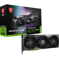 MSI GeForce RTX 4070 Super 12G GAMING X SLIM - 12GB GDDR6X, 1x HDMI, 3x DP