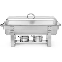 HENDI Chafing Dish, Gastronorm, 1/1, 9L, 585x385x(H) 315mm, Edelstahl