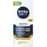 NIVEA Sensitive Gesichtspflege Creme LSF15 Sonnenschutz 50 ml Herren