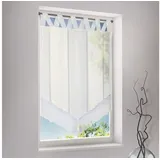 Happy Home Scheibengardine Laguna weiß B/H: 60 cm x 97 cm halbtransparente Bistrogardine