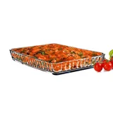 Pasabahce Auflaufform Borcam Rechteckig Glas 40 x 27 cm für 3 - 6 Personen, aus glas