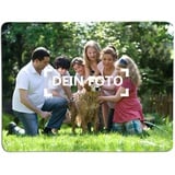 MEGAUK Foto Mauspad Zum Selbstgestalten - Personalisierte Foto Mauspad - Mauspad mit Foto Text Bedrucken Lassen - Selbst Individuell Gestalten Fotogeschenk 23.5 * 20cm