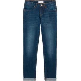 bonprix Straight-Jeans Regular Fit, mit Aufschlag, im Five-Pocket-Style blau 46