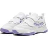 Puma Varion II Hallenschuhe mit Klettverschluss Kinder 04 white/lavender alert 32