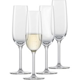 Schott Zwiesel Sektglas For You (4er-Set), elegante Champagner Gläser mit Moussierpunkt, spülmaschinenfeste Tritan-Kristallgläser, Made in Germany (Art.-Nr. 121872)