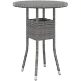 vidaXL Gartentisch Ø60 x 75 cm Grau