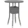 vidaXL Gartentisch Ø60 x 75 cm Grau