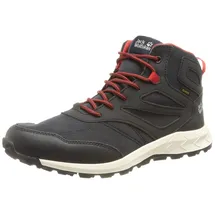Jack Wolfskin Woodland Texapore Mid K Walking-Schuh, Night Blue/Red, 28 EU