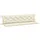 vidaXL Bankauflage 200 x 50 x 7 cm creme 2 St.