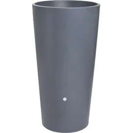 Prosperplast Regentonne Rainbowl Flower 150 l grau