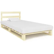 vidaXL Palettenbett 100 x 200 cm Braun