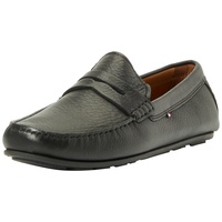 Tommy Hilfiger Slipper Leder, Schwarz (Black), 41