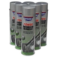 6 Dosen Power Bremsenreiniger / Teilereiniger / Entfetter Spray 500 ml