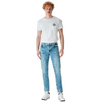 LTB Herren Jeans Servando XD Tapered Fit Stellan Wash 53623 Normaler Bund Knopfleiste W 30 L 34