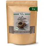 BIO-Chiasamen ganz 1 kg, Chia Samen schwarz, naturbelassen Salvia hispanica