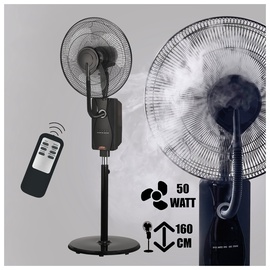 Mauk 16" Ventilator mit Sprüh - Nebel - Kühlung 80W 1,2L Überhitzungsschutz und Kupferwicklung