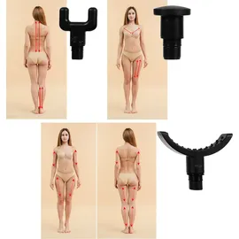 Malatec Massagepistole 8 Aufsätze