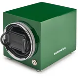 BARRINGTON Automatischer Einzelner Uhrenbeweger in Rennsportgrün mit Leisem Japanischem Motor Programmierbar Gepolsterte Uhrenrotationsbox