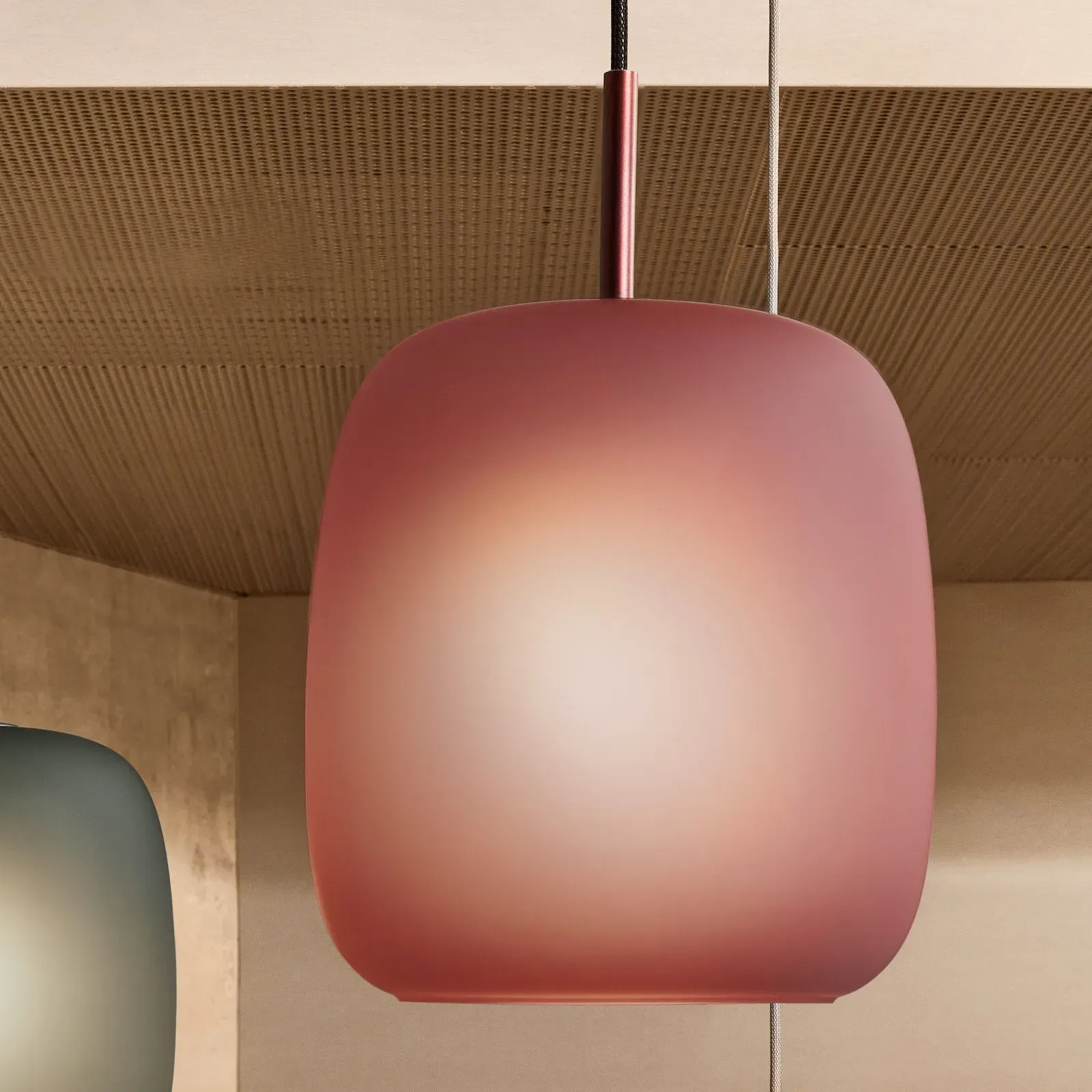 Pendelleuchte FRITZ HANSEN, Maluma, dimmbar, Violett, für Wohnzimmer, Glas, Design - 35