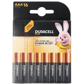 Duracell Plus Power Boost MN2400 Micro (AAA)-Batterie 1.5 V 16