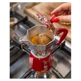 Bialetti Moka Express 3 Tassen Rot