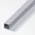 KANTOFLEX Quadratrohr 23,5 x 45,5 x 2500 mm Aluminium unbehandelt