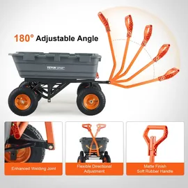 Vevor Bollerwagen Gartenwagen 680 kg ca. 33 cm Reifen