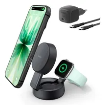 Belkin UltraCharge 25W Qi2 magn. 2-in-1 Lad.dunkelgrau WIZ043kqCH