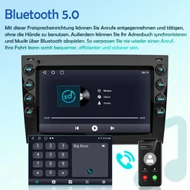 Awesafe 7 Zoll 2+64GB Android Autoradio für Renault Megane II 2003-2009