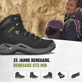 Lowa Renegade GTX Mid Herren schwarz/oliv 46