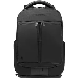 Piquadro S136 Business-Rucksack RFID Schutz 43 cm Laptopfach  schwarz