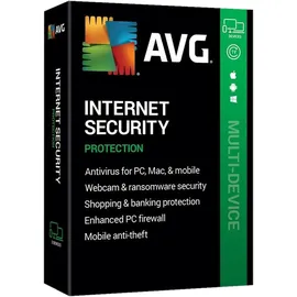AVG Internet Security 2024/2025 10 Geräte 2 Jahre DE Win