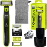 Philips OneBlade QP2824 20 Rasierer mit Ständer Trimmer wasserdicht Akku