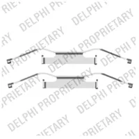 Delphi Zubehörsatz, Scheibenbremsbelag LX0439
