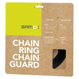 Samox Kettenschutz Aluminium 104 mm schwarz eloxiert