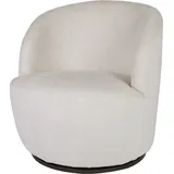 otto home Drehsessel "FRAZEE", beige (creme), B:66cm H:70cm T:76cm, pine wood frame, foam, fabric, metal base, Sessel, Drehsessel, Lese-Sessel, TV-Sessel, Loungesessel