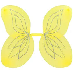 Gelbe Glitzerflügel für Mädchen - OS
