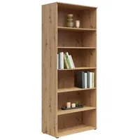 mömax Bücherregal 80 x 40 x 195 cm Eiche Artisan