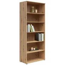 mömax Bücherregal 80 x 40 x 195 cm Eiche Artisan