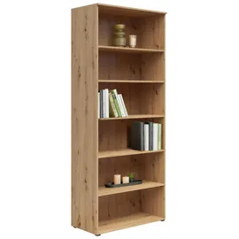 mömax Bücherregal 80 x 40 x 195 cm Eiche Artisan