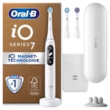 Oral B Oral-B iO Series 7 Plus Edition Elektrische Zahnbürste/Electric Toothbrush, PLUS 3 Aufsteckbürsten, Magnet-Etui, 5 Putzmodi, recycelbare Verpackung, white