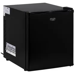 Adler AD 8089 Mini Kühlschrank Getränkekühlschrank LED Innenbeleuchtung schwarz