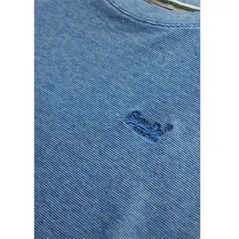 Superdry Rundhalsshirt ESSENTIAL LOGO EMB TEE blau S (46)