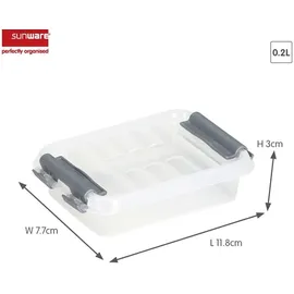SUNWARE Q-line 11,3 x 7,8 x 2,9 cm 1-tlg. transparent