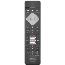Savio RC-16, TV, TV-Tuner, Beistellgerät, IR Wireless, Drucktasten, Schwarz