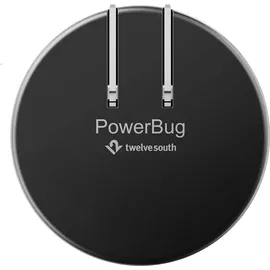 Twelve South Twelve south, PowerBug 35W USB-C PD & Qi 15W Wandladegerät, Schwarz - Schwarz
